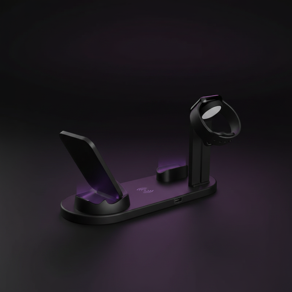 4-in-1 Wireless Charger Station – Premium Hero