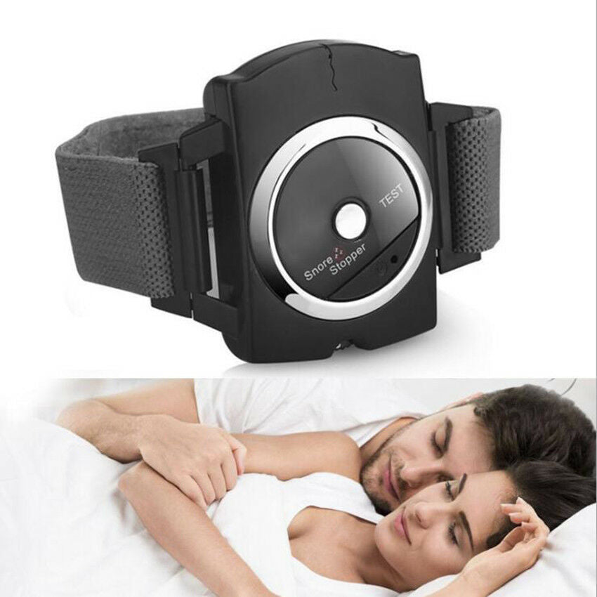 Anti-Snoring Wrist Device with wrist strap and included accessories