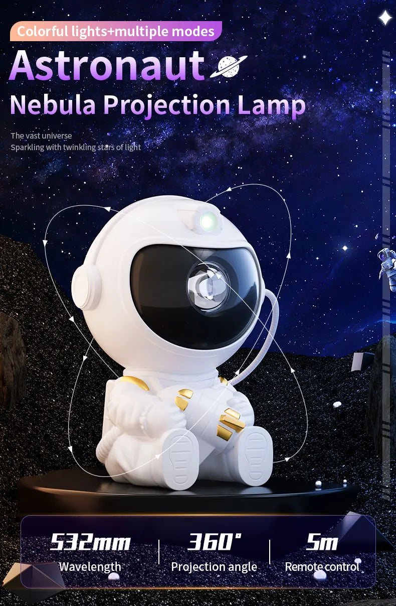 LED Star Galaxies Projector Night Light Children's Gift - LED Atmosphere Creating Lamp