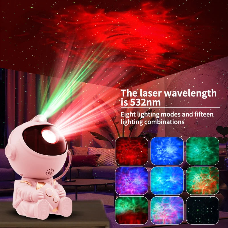 LED Star Galaxies Projector Night Light Children's Gift - LED Atmosphere Creating Lamp