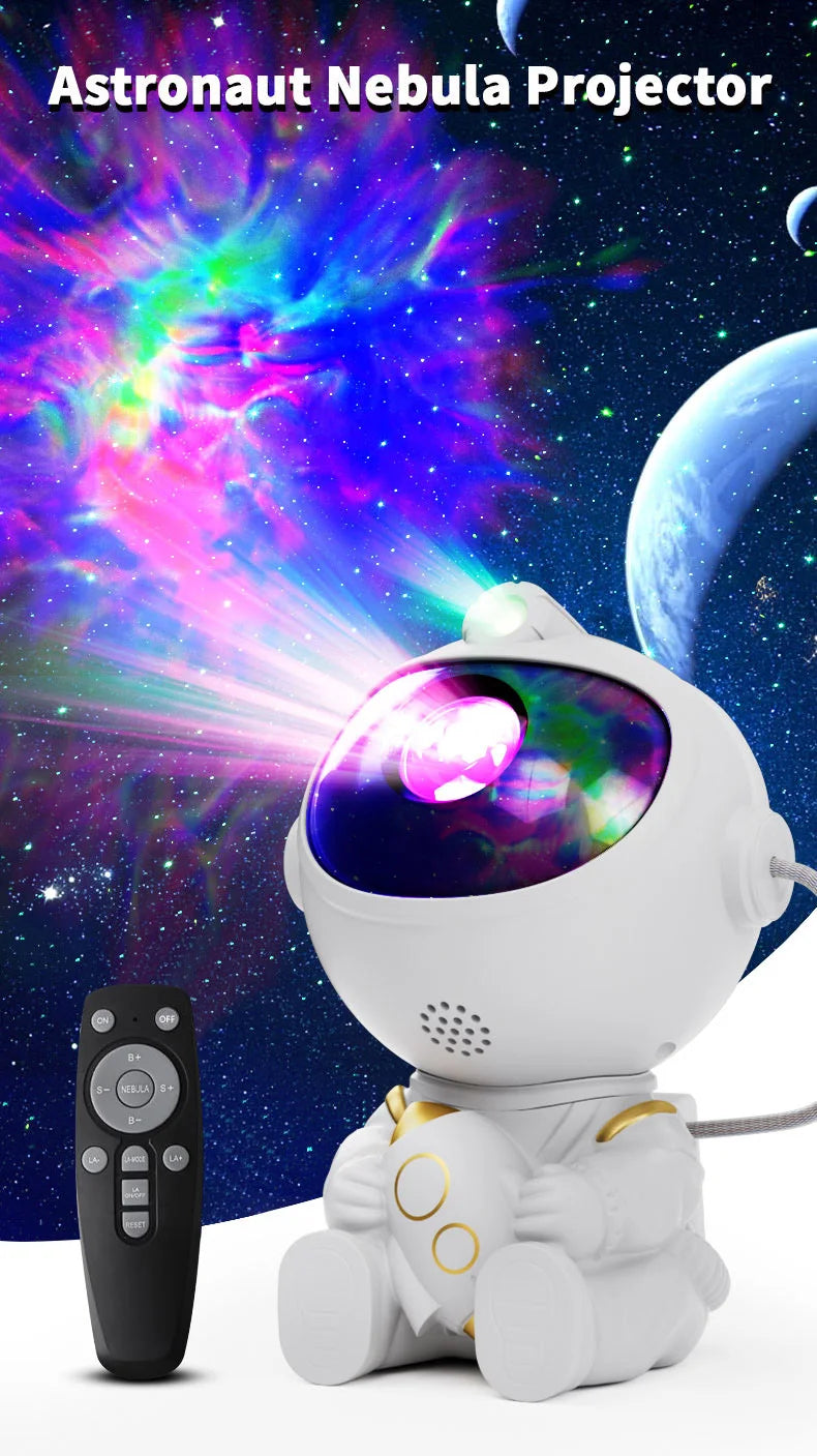 LED Star Galaxies Projector Night Light Children's Gift - LED Atmosphere Creating Lamp