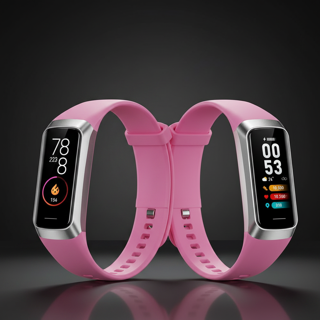 AMOLED Smartwatch – Pink