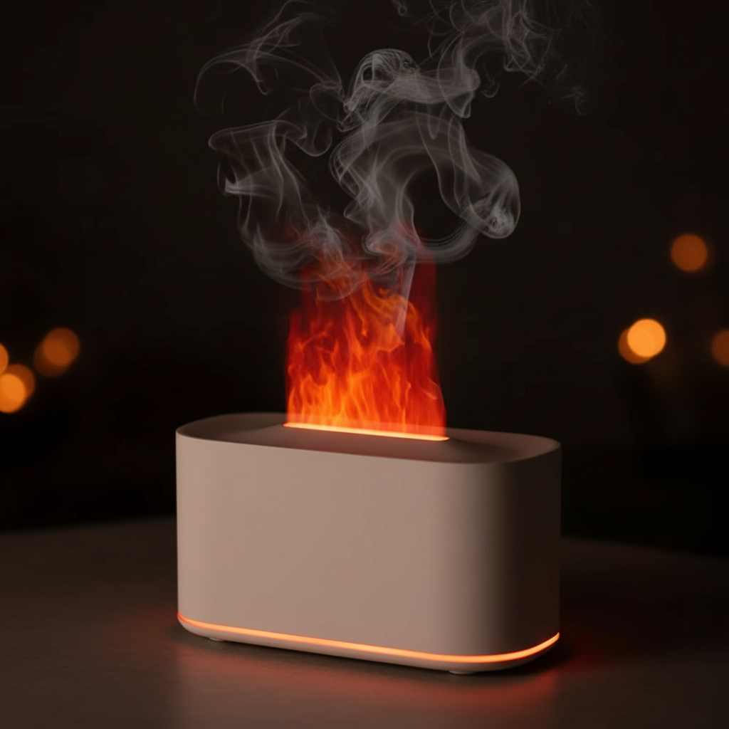 Flame Effect Aromatherapy Diffuser – Premium Hero