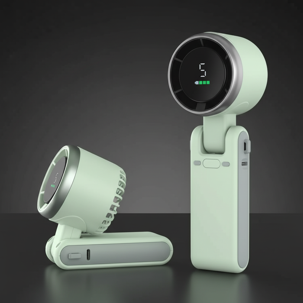 Foldable Mini Travel Fan – Premium Hero Image
