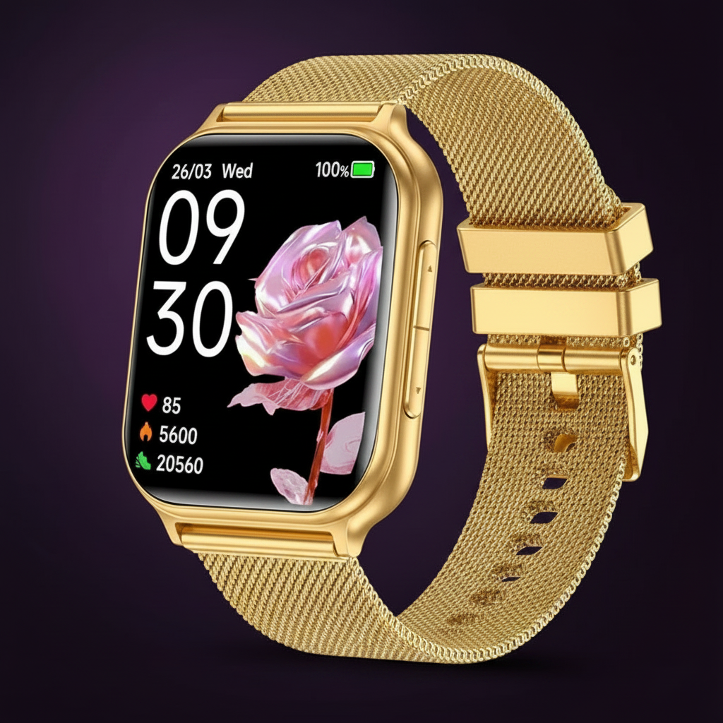 Golden Mesh Belt