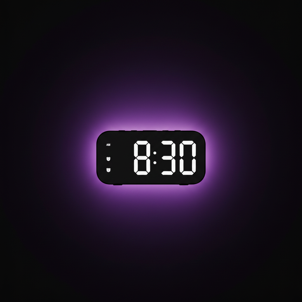 LED Smart Mirror Alarm Clock Hero