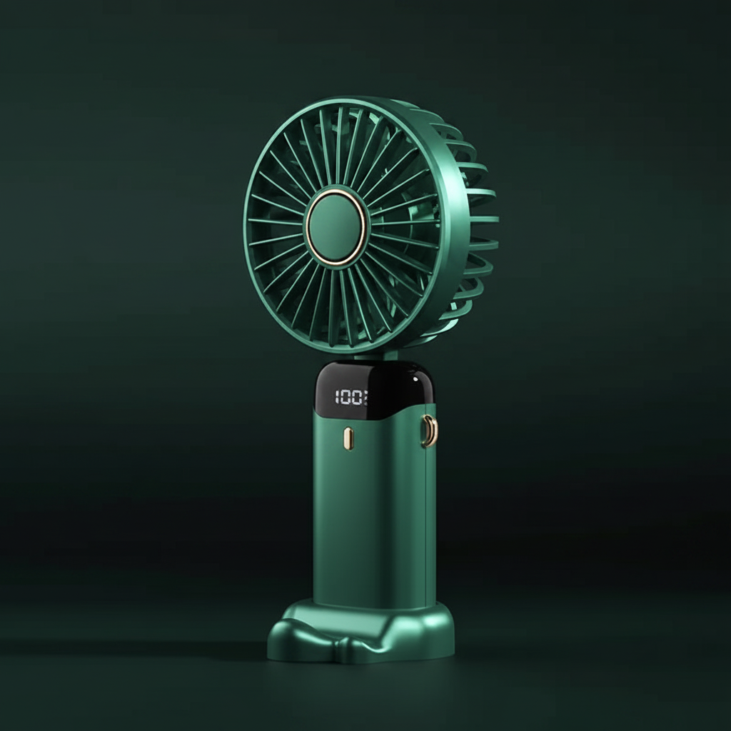 Portable Handheld Fan – Green