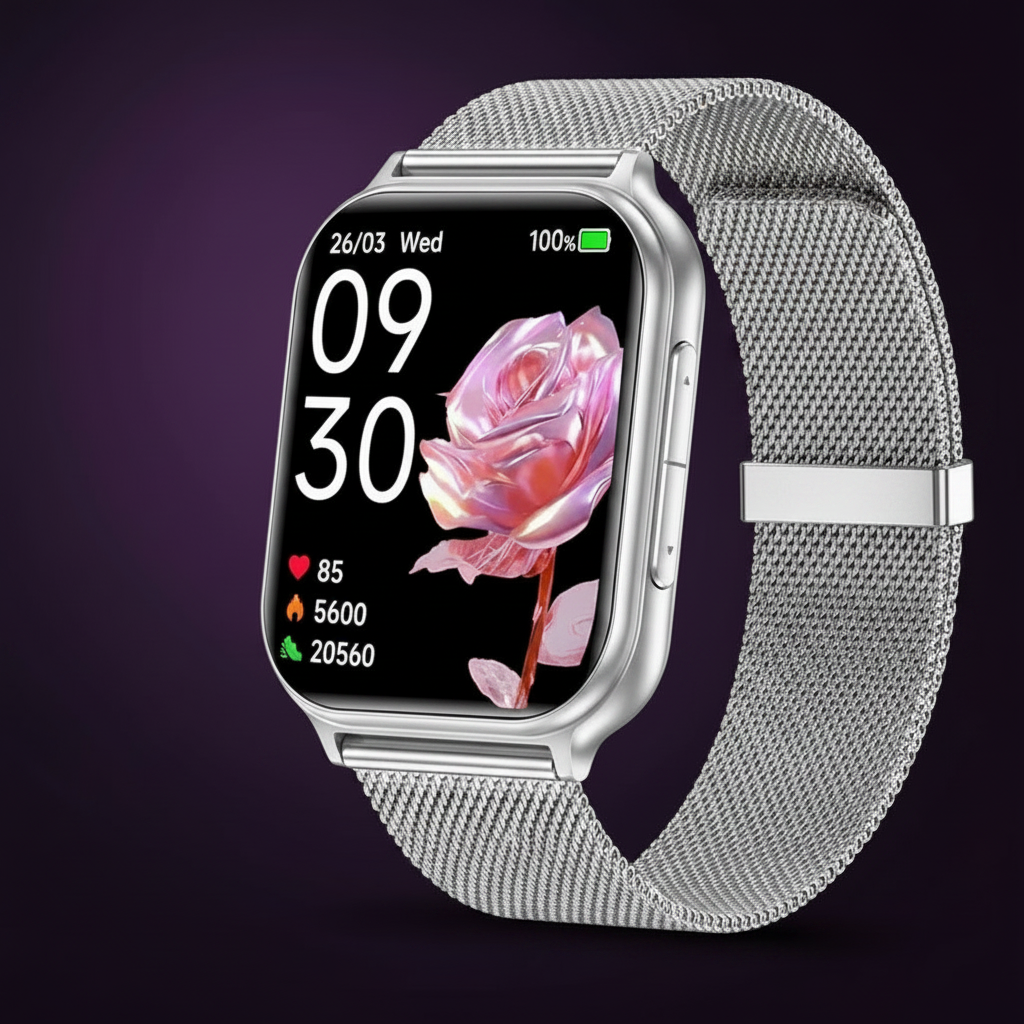 Silver Mesh Belt