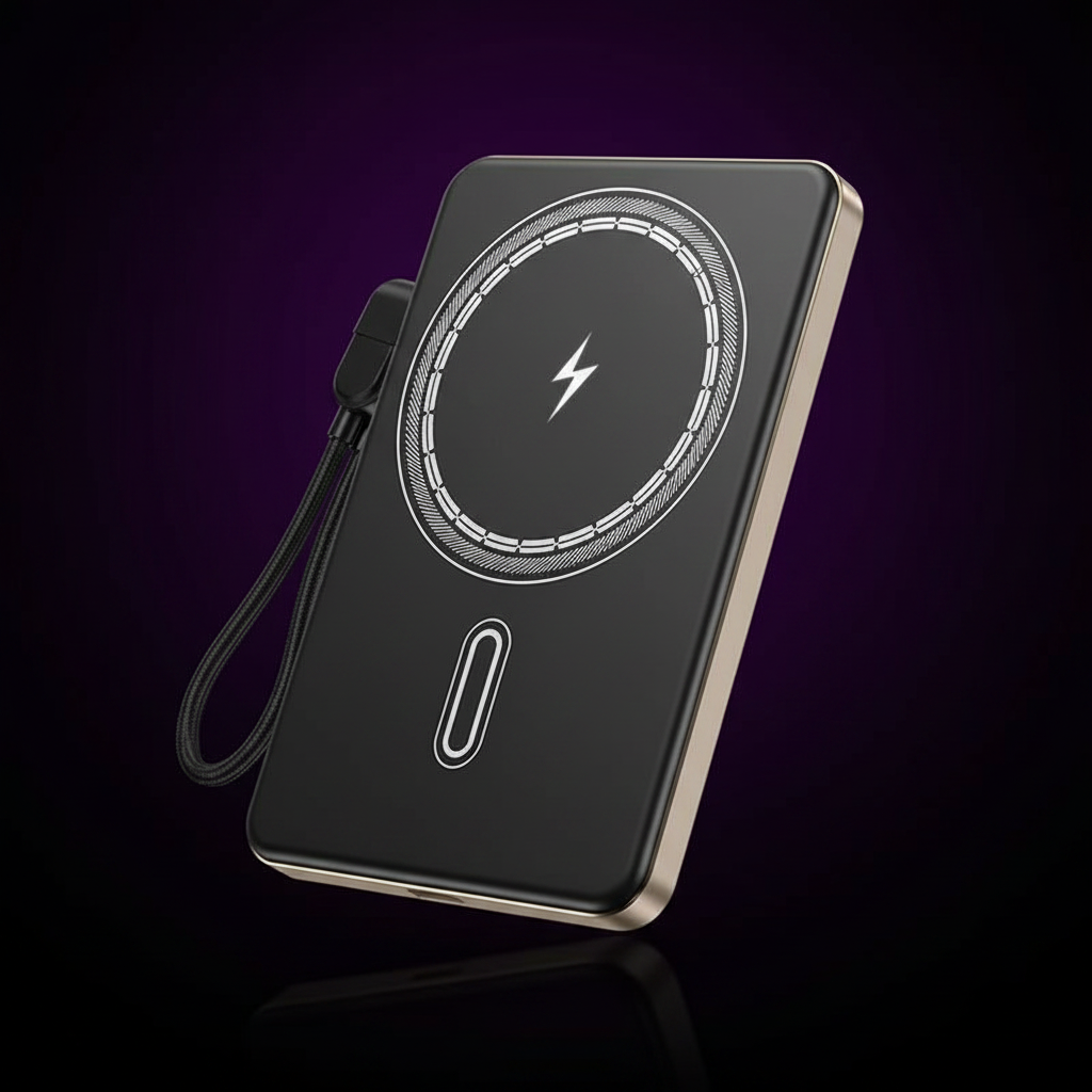 Ultra-Thin Magnetic Wireless Power Bank – Premium Hero