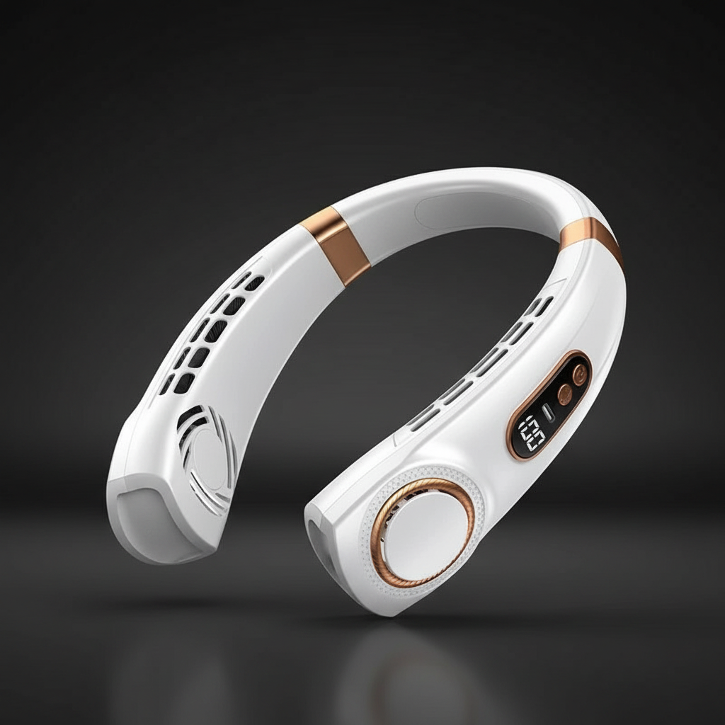 Wearable Neck Cooling Fan – Premium Hero Image
