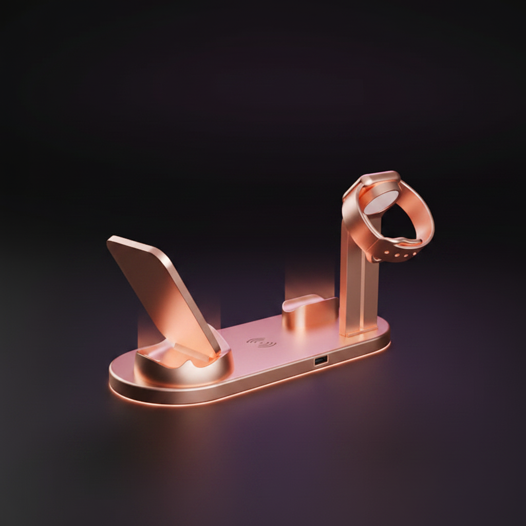 Wireless Charger – Rose Gold